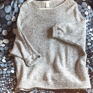 H&M Oversized rolled sleeved light sweater